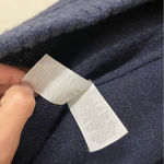 Boden Wool Alpaca Blend Open Front Cardigan Sweater Jacket Coatigan Navy size S Blue Photo 11