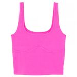 PINK - Victoria's Secret PINK VS COTTON CONTOUR CROP TANK TOP SIZE XL - Like New! 🩷🩷🩷 Photo 1