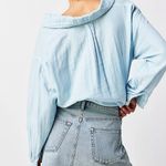 AGOLDE NWT PARKER ANGLED HEM MINI SKIRT / LIGHT BLUE DENIM WASH / SIZE 27 Photo 1