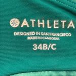 Athleta  Maldives Bikini Top woman Green tie dye underwire swimwear New 34B/C Photo 1