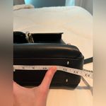 Gucci Authentic Black Calfskin Leather GG Interlocking Crossbody Bag Purse Photo 13