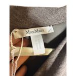 NWT MaxMara Virgin Wool Wrap Dress – Women’s Size 4 Brown Photo 3