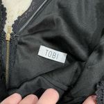 Tobi  sexy little black lace v-neck mini dress Photo 3