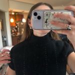 Short sleeve black sweater Photo 2