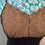 Apt. 9 Vintage Y2K Lace V-neck tank in black size large Photo 1