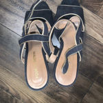 Pour La Victoire Fall winter disco  Gitta Black Suede Platform Heels holiday boho Photo 7