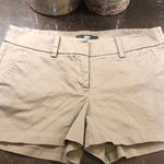 Mossimo stretch khaki dark tan taupe short shorts size‎ 6 Green Photo 3