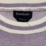 Bebe womens sweats size XL light purple and white Photo 2