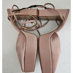 ZARA  Strappy Satin Chunky Platform Heels NEW Beige US Size 8 EU Size 39 Photo 8