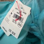 Aerie  Terry Cut Out Strapless One Piece Cheeky Swimsuit XL Women’s Blue 4722 Photo 5