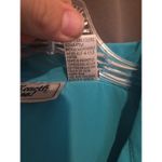 Keneth Too! Women's Blue Green Embroidered Beaded Top Blouse Jacket, Size Large Photo 3