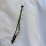 Ecru Stretch Mid Rise Slim Straight Zip Pocket Winter White Pants Women’s 2💚 Photo 2