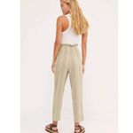 Free People Striped Semi Sweet Cropped Sage Pant Photo 1