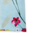 Desigual 🩵 Blue Pink Floral Ribbed Short Sleeve T-Shirt Photo 5