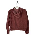 American Eagle  Corduroy Cropped Bomber Jacket Brown/Rust Size Medium Photo 6