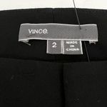 Vince Zipper Hem Pants Jogger Pleated Front Pockets Black High Rise Size 2 Photo 7