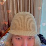 ALDO  Small Brim Beige Tan Knit Hat Cap Acrylic Photo 4