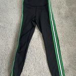 IVL Collective HYDRALUX STRIPED LEGGING high waisted black green stripes Size 2 Photo 0