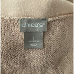 Chico's  Sweater Women Medium Blush‎ Pink Open Longline Cardigan Everyday Casual Photo 6
