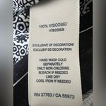 Rafaella  Tropical Leaf Print Sleeveless Blouse Photo 3