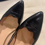 French Sole FS/NY Woman’s Scalloped Terrazzo 2 Navy Leather Wedge Shoe S… Blue Size 6.5 Photo 11