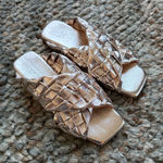 Vince Camuto gold Woven Sandals Photo 0