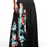 Tanya Taylor NWT Laine Black Drop Waist Sequin Floral Maxi Formal Skirt Photo 0
