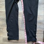Yogalicious  Black Capri Leggings with Cutouts S Photo 5