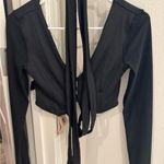 Tiger Mist  Wrap Crop Top Photo 1