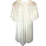 Gentle Fawn  Mavis Anthropologie White Boho Tie Flowy Mini Dress Small Photo 8