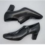 Franco Sarto Black Side Zip Shoes 2" heel Brazil Woman's Size 7.5M Photo 10