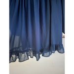 Abercrombie & Fitch  Blue Babydoll Smocked Long Sleeve Mini Dress Small Tall NWT Photo 6