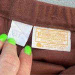 Pendleton Vintage 70s woolen mills 100% virgin wool rust brown midi pencil skirt Photo 2