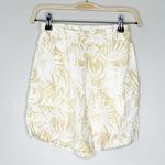 ANINE BING Womens Candice Woven Shorts Loose Fit High Rise Tropical Yellow XS Photo 1