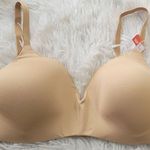 Calvin Klein Nude/Tan Wireless Lightly Padded Bra Size Large Adjustable Straps N Photo 0