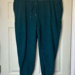 Old Navy Womens Teal Blue Green & White Jogger Pants Plus Size 3X NEW Photo 1