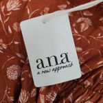a.n.a  Orange Botanical Print Wrap Mini Dress Size XXL NWT Wrap Style Dress Photo 8