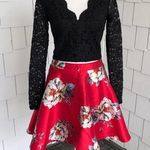 City Studio Women's Black/Red Top/Skirt Two Piece Mix & Match Set sz Jr's 3 Photo 0