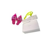 Gianbattista Valli NIB Embellished Satin Mules in Pink Size 40 Photo 1