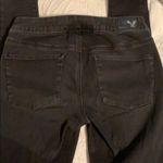 American Eagle  ripped black jegging Photo 5