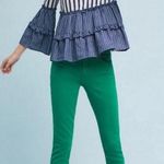 Anthropologie Pilcro and the Letterpress Mid-Rise Skinny Jeans Green Irish Photo 0