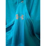 UNDER ARMOR HALTER YOGA RUNNING TOP HEAT GEAR TURQUOISE WOMENS SIZE PETITE SMALL Green Photo 3
