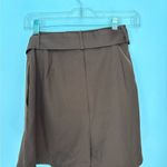 Princess Polly  chocolate brown shorts with buckle size 2 Photo 9