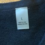 Tahari  Cardigan Large Black Knit Sweater Gold Zip Up Thick Soft Warm Classic Photo 2