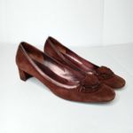 Salvatore Ferragamo  brown suede shoes size 9.5 Photo 1