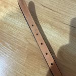 VTG Brighton Leopard‎ Cheetah Leather Skinny Belt Women 32 Silver Buckle 37” Photo 6