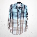 BOHO Jane plaid oversize button Photo 9