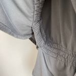 Juicy Couture Vintage Y2K Grey Velour Drape Short Wide Sleeve Hooded Poncho Cape Photo 13