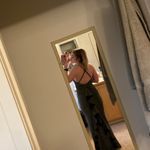 Black Sparkle Gown Size M Photo 2