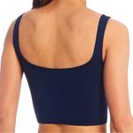 Free People  Intimately Day Square Neck Sleeveless Cropped Brami in Navy Photo 70
